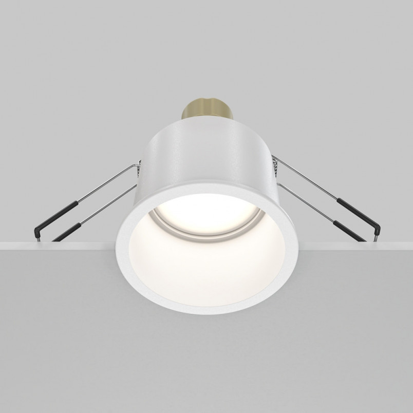 Lampa podtynkowa Maytoni Reif GU10 - Biała | Sklep z oświetleniem
