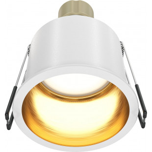 Lampa podtynkowa Reif Maytoni | Biało-złota, GU10 - Sklep z lampami