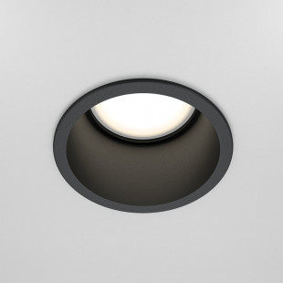 Lampa podtynkowa Reif Maytoni | Spot GU10, czarna - Kup teraz!