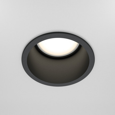 Lampa podtynkowa Reif Maytoni | Spot GU10, czarna - Kup teraz!