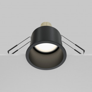 Lampa podtynkowa Reif Maytoni | Spot GU10, czarna - Kup teraz!