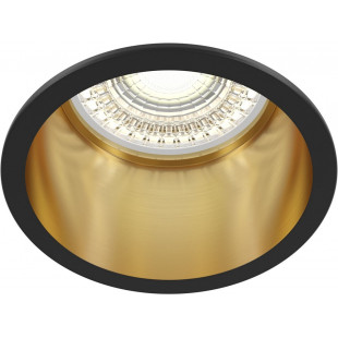 Lampa podtynkowa Reif Maytoni | Spot GU10 czarno-złoty - Sklep z lampami