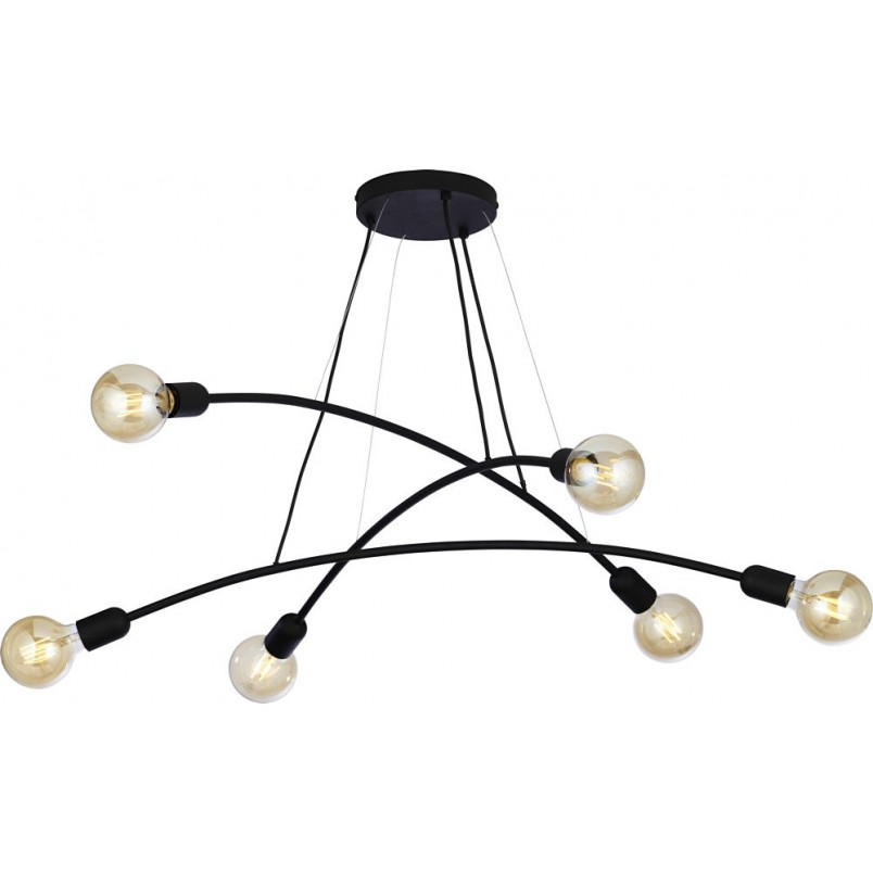 Lampa wisząca loft "Patyczak" 6 punktów Helix | TK Lighting