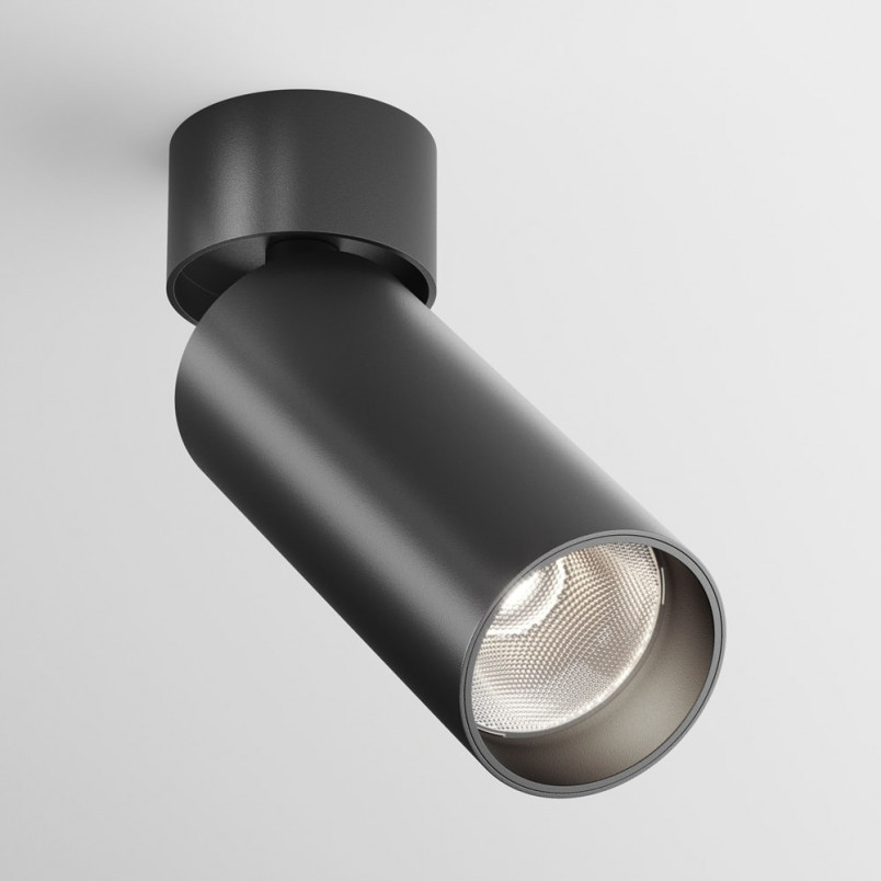 Reflektor sufitowy LED Focus - Maytoni, 4000K, Czarny