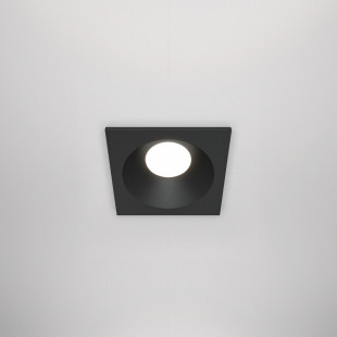 Lampa podtynkowa Zoom GU10 czarna Maytoni | Downlight IP65