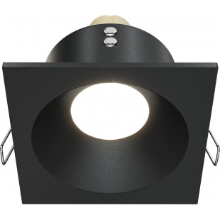 Lampa podtynkowa Zoom GU10 czarna Maytoni | Downlight IP65