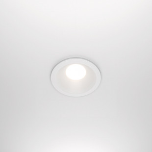 Lampa podtynkowa Zoom GU10 biała Maytoni | Downlight do łazienki IP65