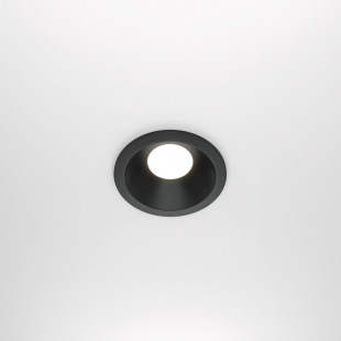 Lampa podtynkowa Maytoni Zoom GU10 | Czarna, IP65 - Sklep z oświetleniem