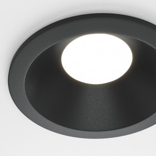 Lampa podtynkowa Maytoni Zoom GU10 | Czarna, IP65 - Sklep z oświetleniem