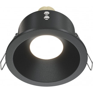 Lampa podtynkowa Maytoni Zoom GU10 | Czarna, IP65 - Sklep z oświetleniem