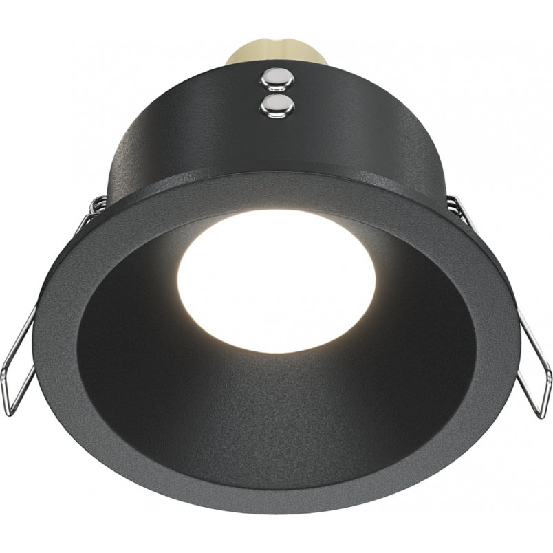 Lampa podtynkowa Maytoni Zoom GU10 | Czarna, IP65 - Sklep z oświetleniem