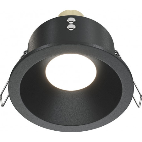 Lampa podtynkowa Maytoni Zoom GU10 | Czarna, IP65 - Sklep z oświetleniem
