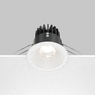 Lampa spot LED biała Maytoni Zoom | Downlight do łazni