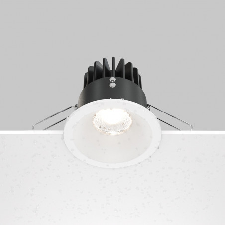 Lampa spot LED biała Maytoni Zoom | Downlight do łazni