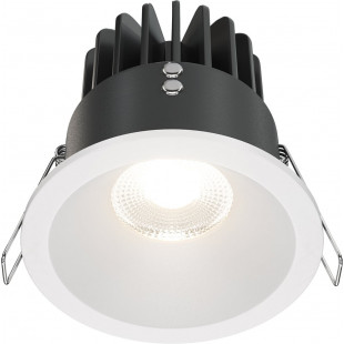 Lampa spot LED biała Maytoni Zoom | Downlight do łazni