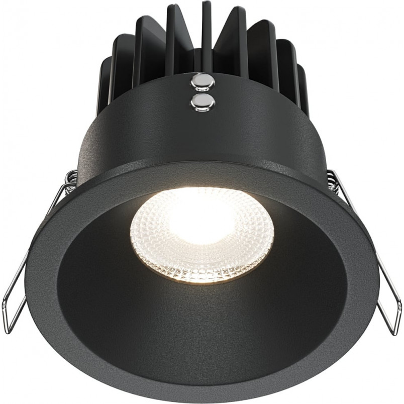 Lampa spot podtynkowa Zoom LED 4000K | Maytoni - 8,5cm, Czarna