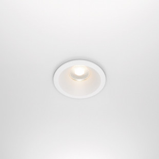 Lampa spot LED Zoom biała Maytoni | Downlight do łazienki IP65