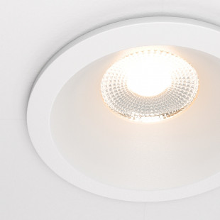 Lampa spot LED Zoom biała Maytoni | Downlight do łazienki IP65