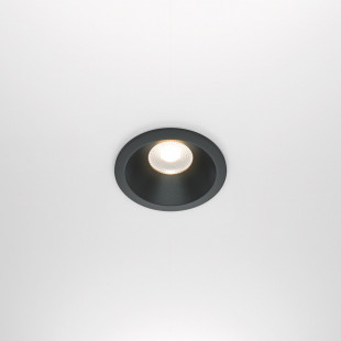 Lampa spot LED Maytoni Zoom - czarna, do łazni, ściemnialna