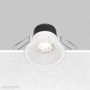 Lampa spot podtynkowa LED Zoom biała Maytoni | 6cm, IP65