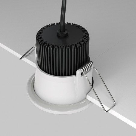 Lampa spot podtynkowa LED Zoom biała Maytoni | 6cm, IP65