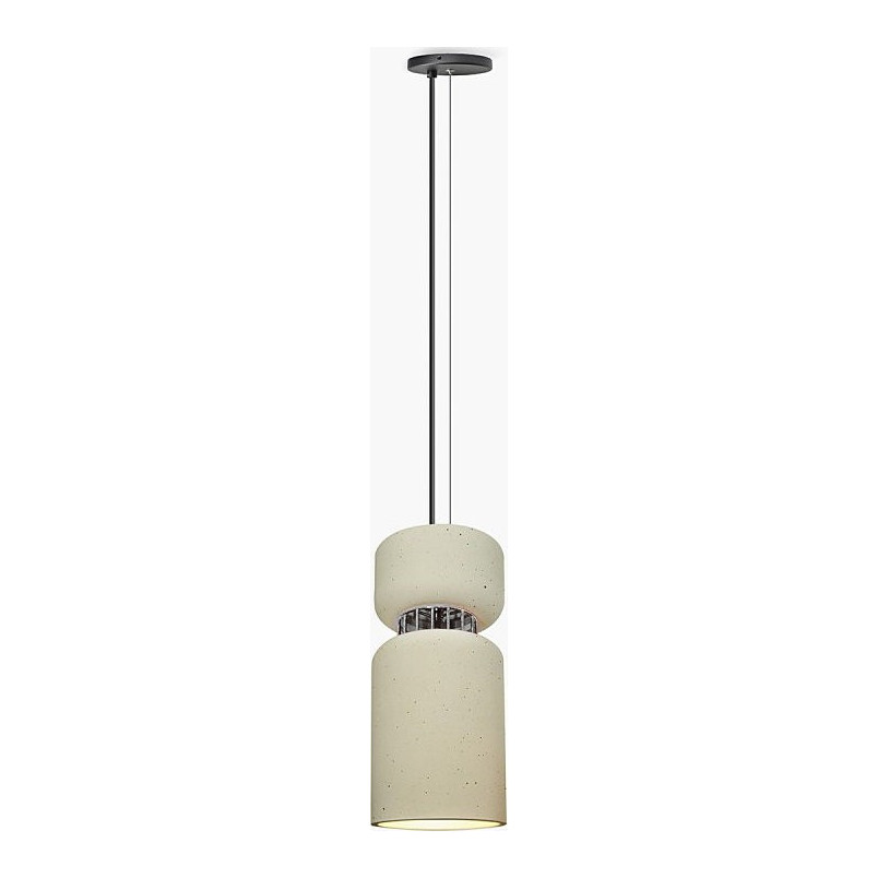 Lampa Betonowa Wisząca Aludra 16cm Szara | Lumatix