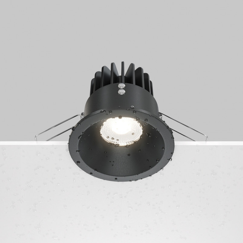 Lampa spot LED Maytoni Zoom | Downlight podtynkowa do łazni