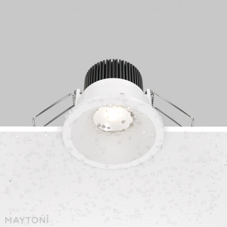 Lampa spot podtynkowa Zoom LED biała Maytoni | 6cm, IP65