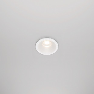 Lampa spot podtynkowa LED Zoom 6cm biała Maytoni - Idealna do łazni!
