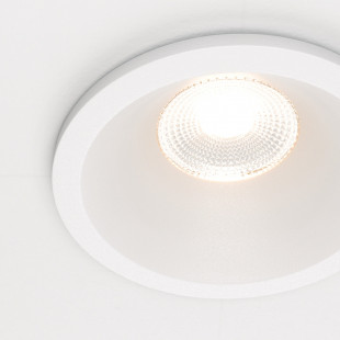 Lampa spot podtynkowa LED Zoom 6cm biała Maytoni - Idealna do łazni!