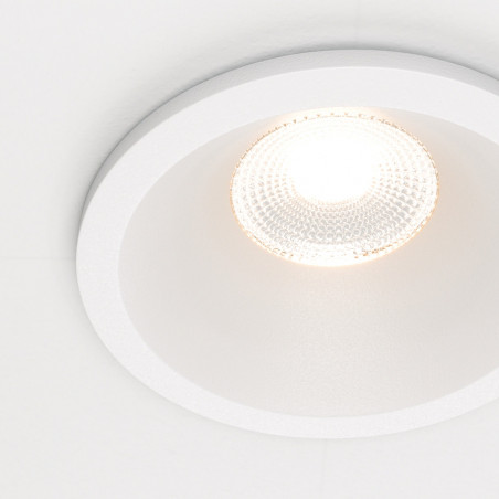 Lampa spot podtynkowa LED Zoom 6cm biała Maytoni - Idealna do łazni!