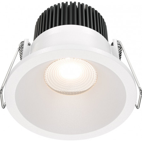 Lampa spot podtynkowa LED Zoom 6cm biała Maytoni - Idealna do łazni!