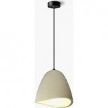 Lampa betonowa Antares szara Lumatix | Loftowa wisząca E27