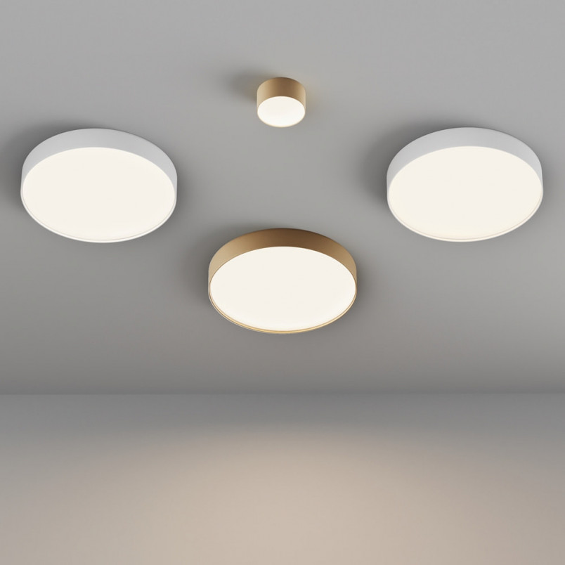 Plafon LED okrągły biały Maytoni 40cm - Światło i styl