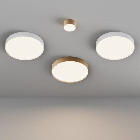 Plafon LED okrągły biały Maytoni 40cm - Światło i styl
