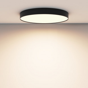 Plafon LED okrągły czarny Maytoni Zon 60cm - Oświetlenie