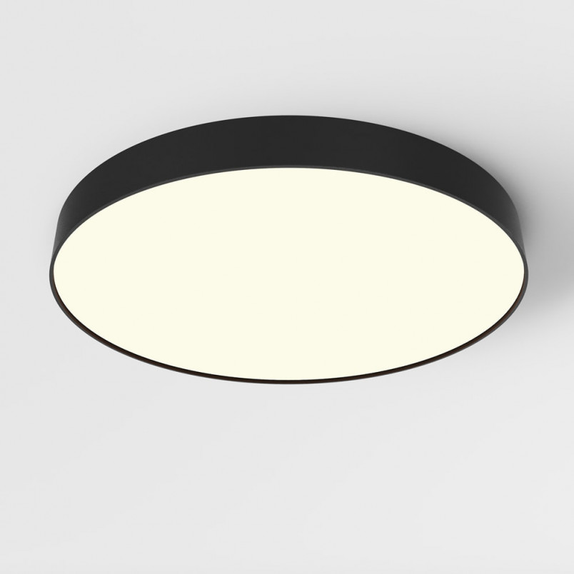 Plafon LED okrągły czarny Maytoni Zon 60cm - Oświetlenie