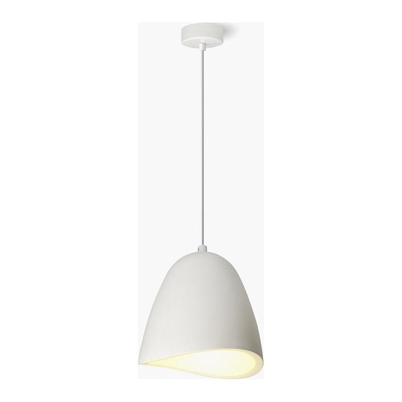 Lampa wisząca Antares - Lumatix | Gips, Biała, Loft