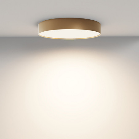 Plafon LED Okrągły Maytoni Zon - Złoty, 40cm - Światło Idealne