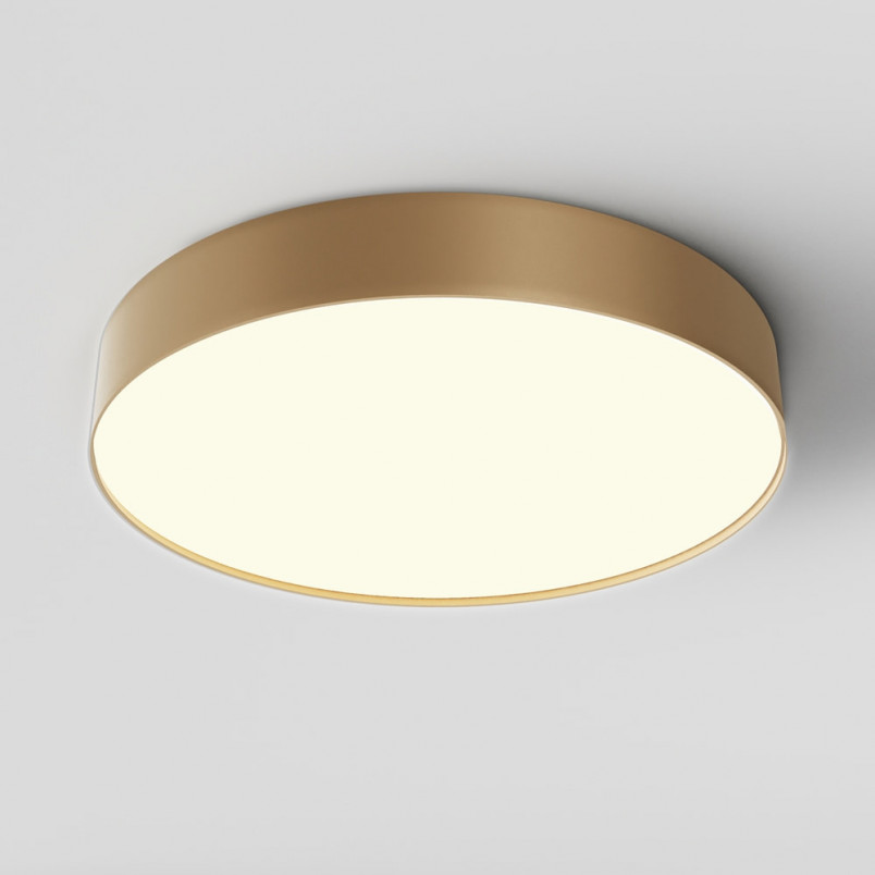 Plafon LED Okrągły Maytoni Zon - Złoty, 40cm - Światło Idealne