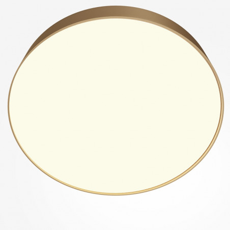 Plafon LED Okrągły Maytoni Zon - Złoty, 40cm - Światło Idealne