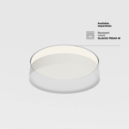 Plafon LED Okrągły Czarny 40cm Maytoni - Oświetlenie