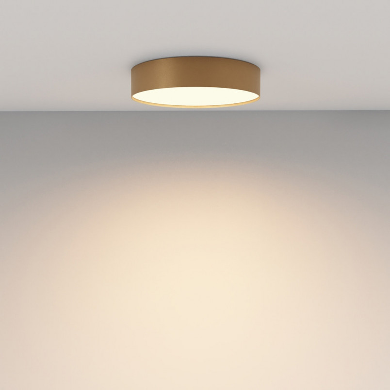 Plafon LED Okrągły Złoty 30cm Maytoni - Idealne Światło
