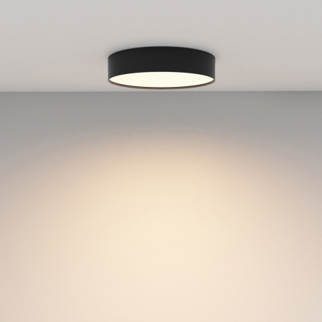 Plafon LED Okrągły Czarny 30cm Maytoni - Oświetlenie