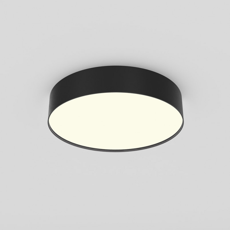 Plafon LED Okrągły Czarny 30cm Maytoni - Oświetlenie