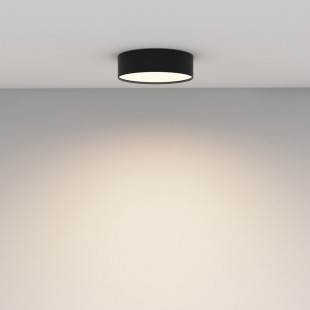 Plafon LED okrągły czarny Maytoni Zon | 22cm | 3000K