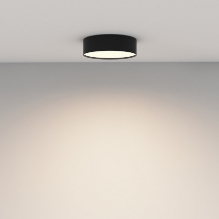 Plafon LED okrągły czarny Maytoni Zon | 22cm | 3000K