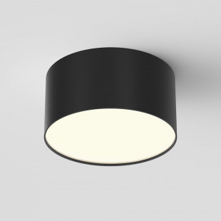 Plafon LED Okrągły Czarny Maytoni | 12cm | 3000K