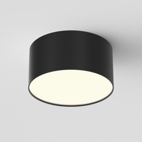 Plafon LED Okrągły Czarny Maytoni | 12cm | 3000K