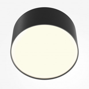 Plafon LED Okrągły Czarny Maytoni | 12cm | 3000K